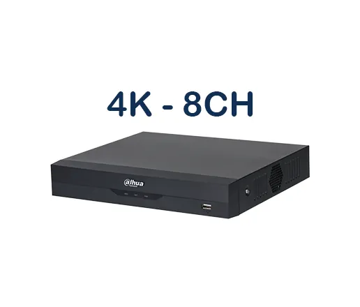 جهاز تسجيل كاميرات انلوك داهوا 4k - 8ch