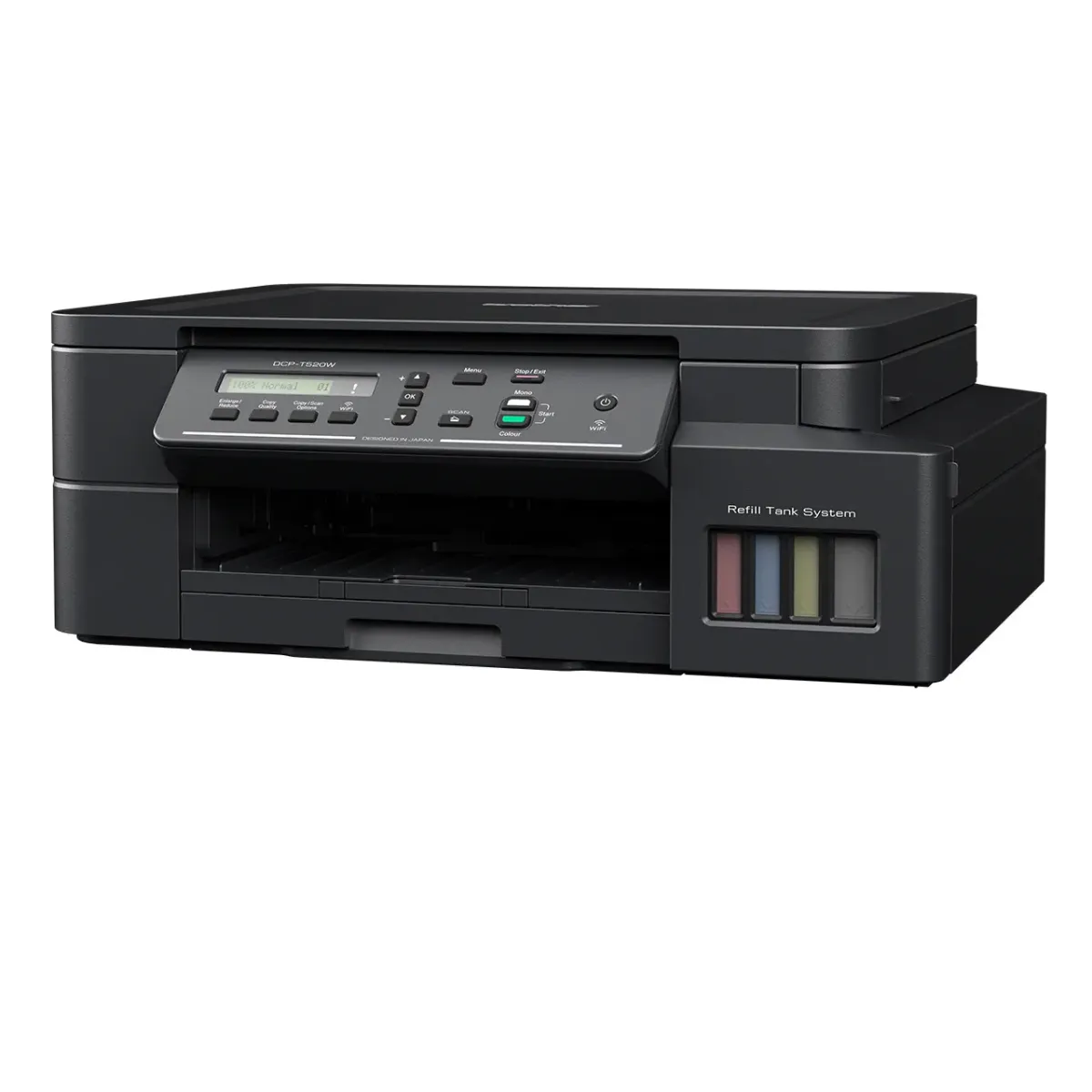 طابعة برذر T520W ملونة احبار تعبئة واي فاي