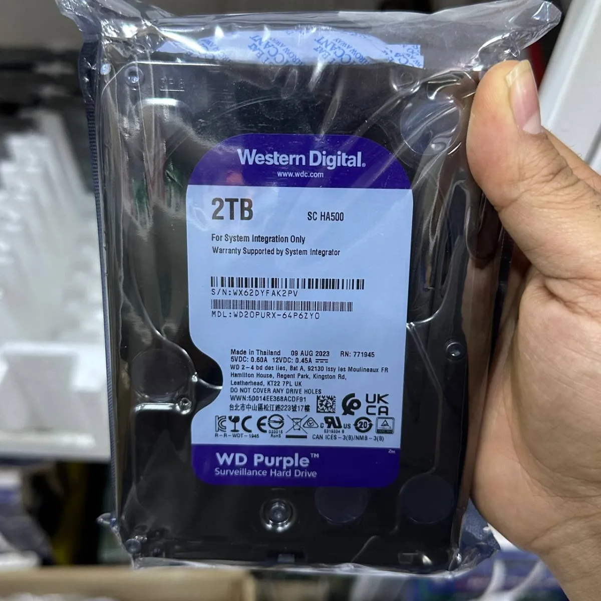 هارد بنفسجي 2 تيرا 4k